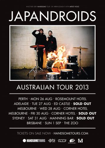 Japandroids - Australian Tour 2013