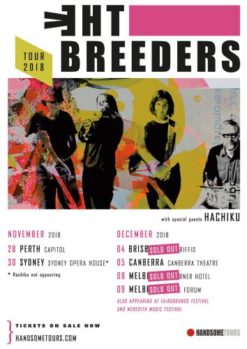 The Breeders Australian Tour 2018