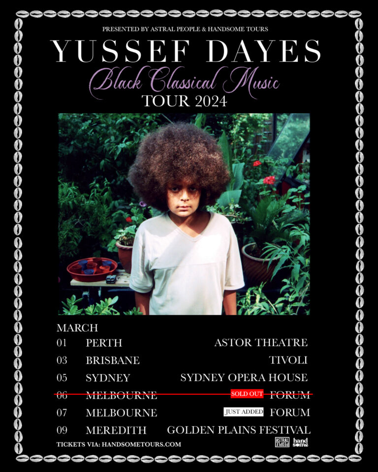 YUSSEF DAYES · Handsome Tours